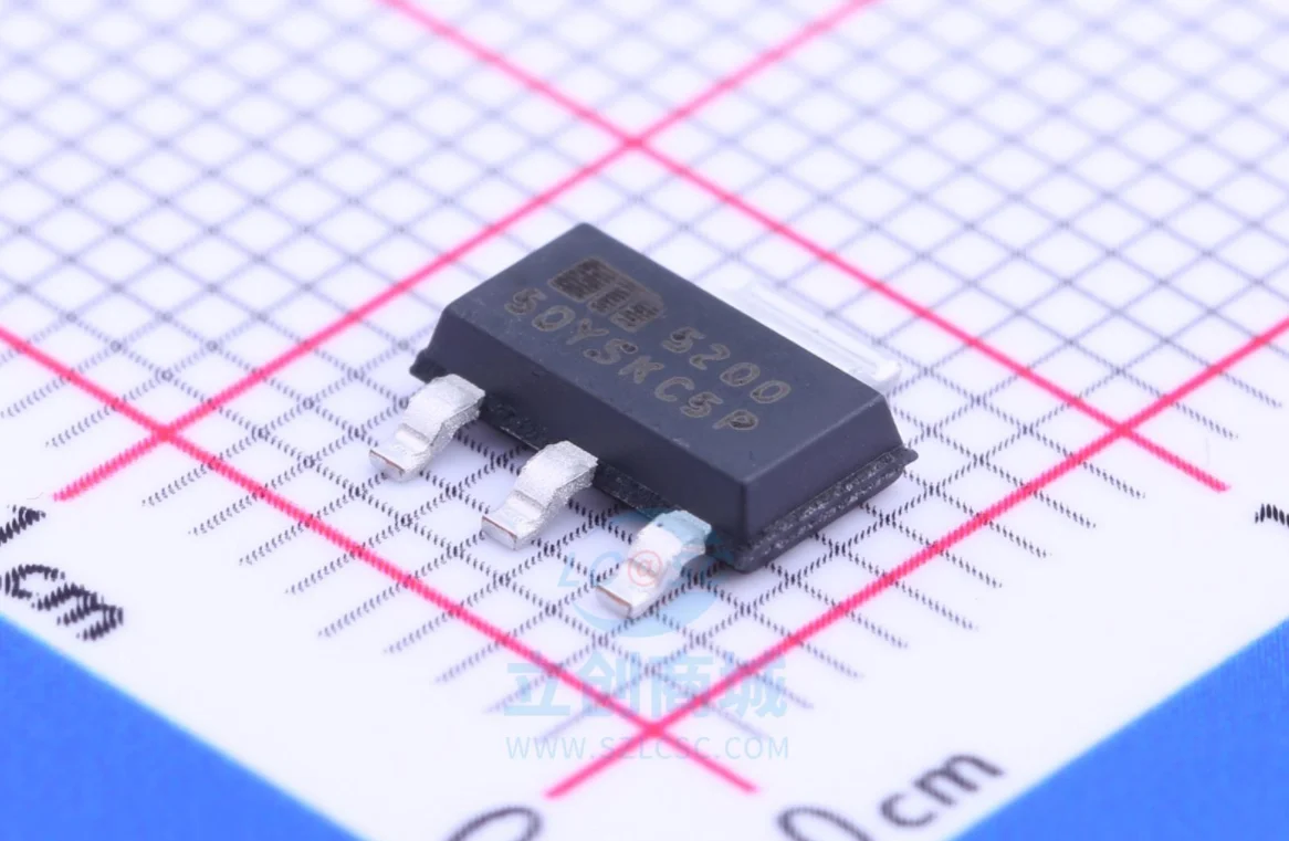 

Original MIC5200-5.0YS-TR 5200-5.0YS 5V/0.1A SOT223 Chip