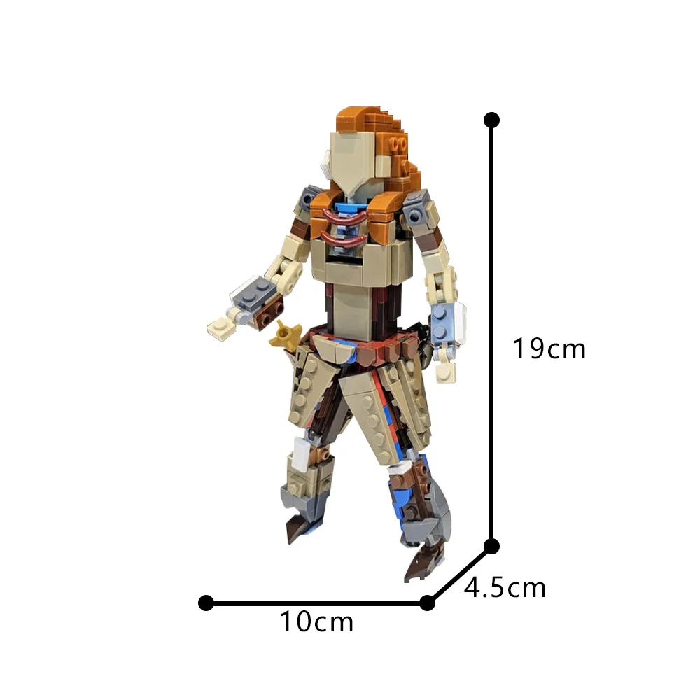 GOBRICKS MOC Horizoned Game Aloy 445 деталей
