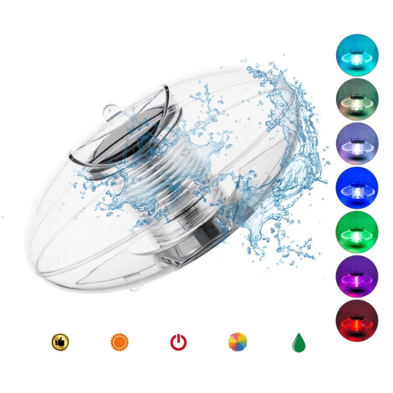 

LED Solar Swimming Pool Shui Piao Lamp, Colorful Floating Ball Floating Courtyard Hanging Lamp, Garden Pool Pond Decoration.