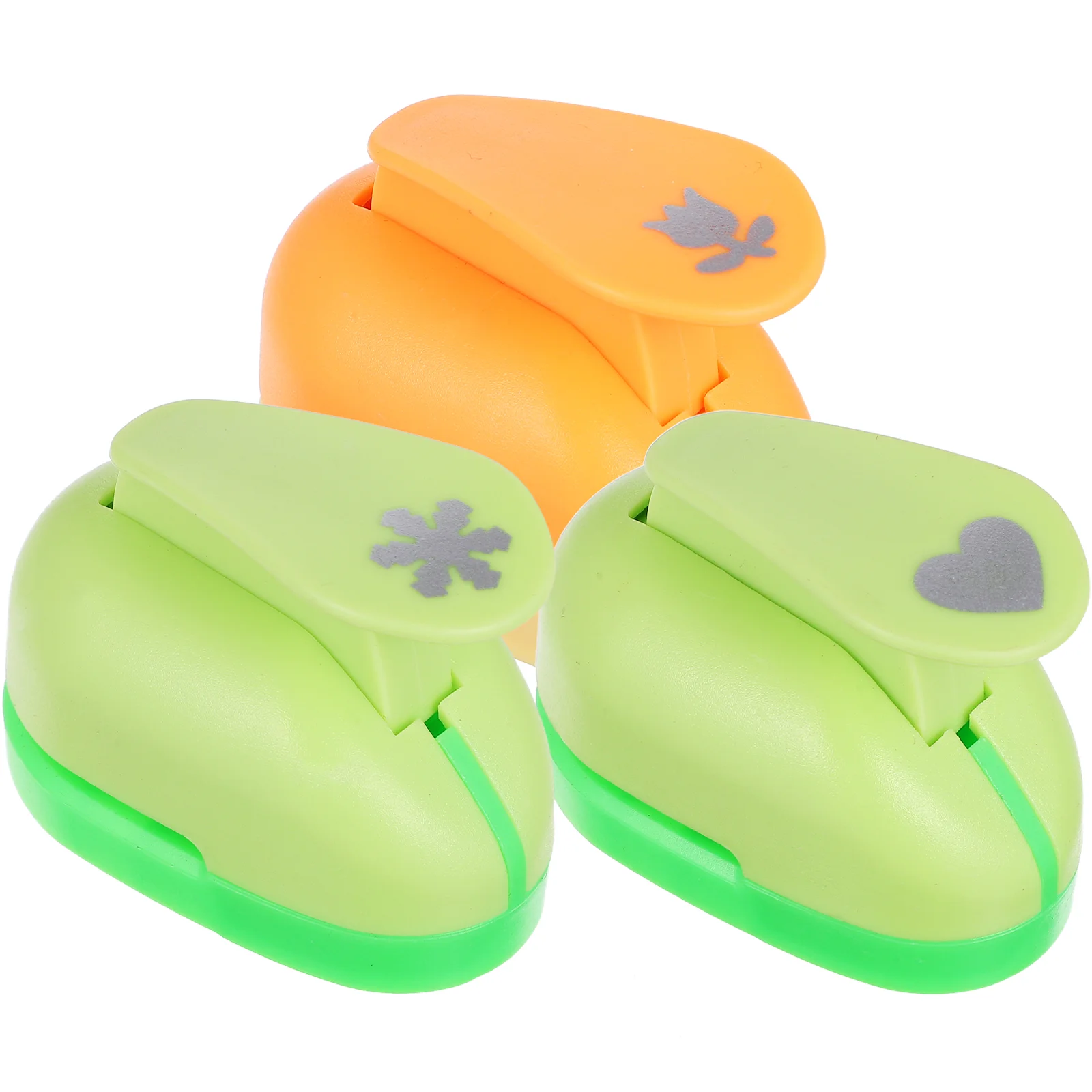 

3Pcs Crafts Kindergarten Reusable Reusable Paper Puncher Paper Crafting Supplies Kids Diy Punch for School DIY