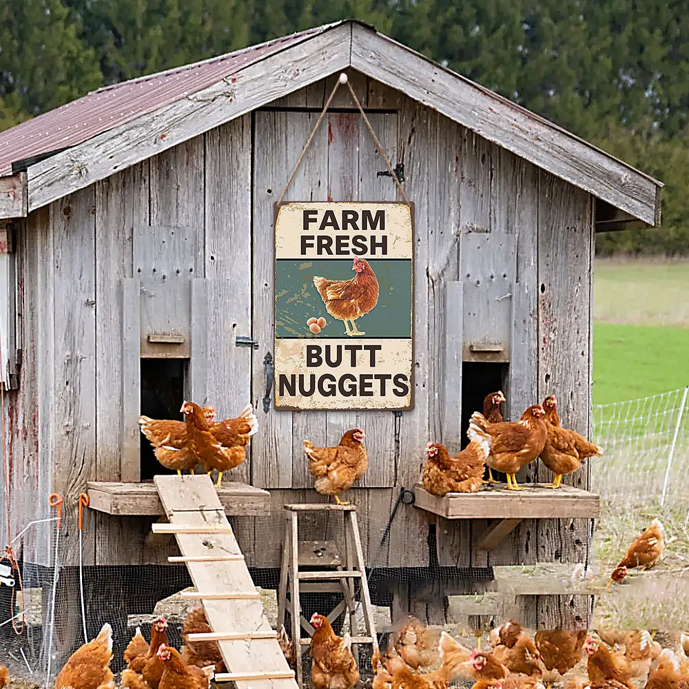 1 Шт. Деревянный Знак Прямой Висит С Логотипом Курятника Декор Для Кухни В