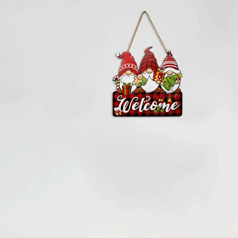 Украшение рождественской вечеринки деревянное панель подвесное украшение 29Х29см