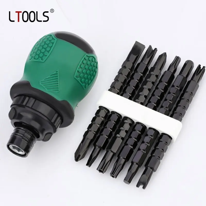 

Многофункциональная Магнитная отвертка с двойной головкой, миниатюрные телескопические комбинированные экономные трещотки