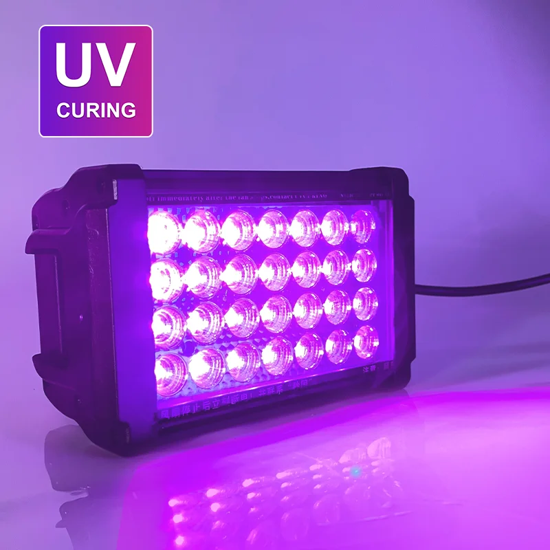 Pasta de Óleo Alta Potência Cura Lâmpada Luz Ultravioleta Cola Vidro Acrílico Resina Tinta Tela Seda Impressora 3d Led uv Gel