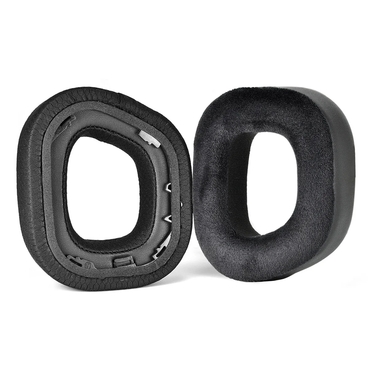 

2 Pcs Ear Pads for CORSAIR HS80 RGB Headphones Soft Foam Cushion Cup Earpad Cover Earpads for Earphone Pu Velvet
