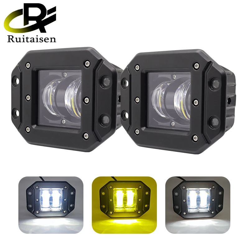 Фонарь Ruitaisen для внедорожника, внедорожника 4 х4 ATV, нива, Лада, автомобиль, 12 В, 24 В