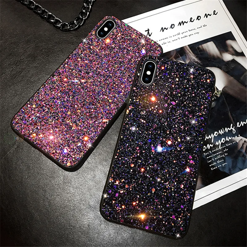 

Bling Glitter Sequins Phone Case for Xiaomi Redmi Note 9 8 Pro Case Redmi Note 7 8T Redmi 8A 9A Case for Xiaomi MI 10 PRO MI 9T