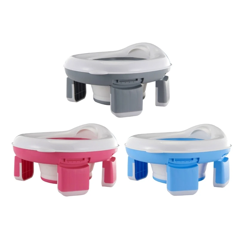 

F62D Portable Potty Training for Toddler Kids Foldable Training Toilet for Kids