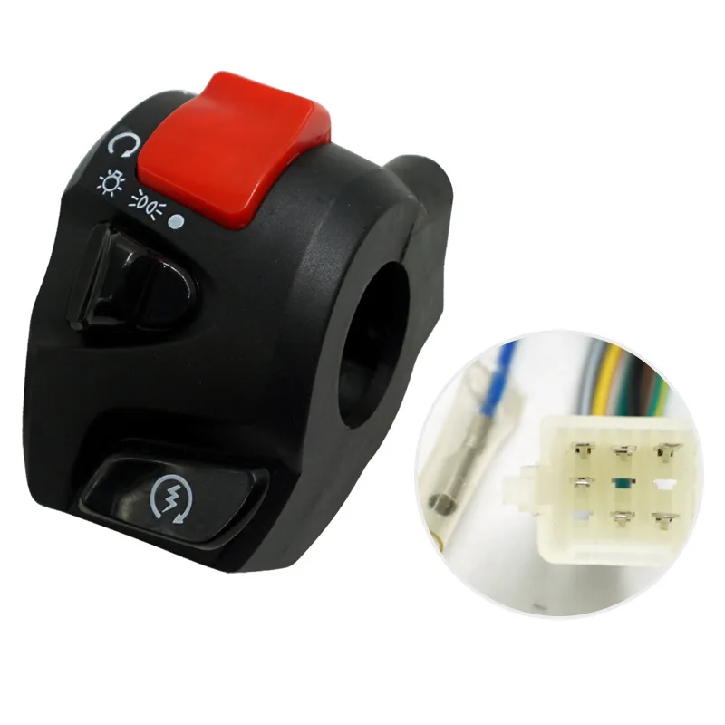 Рулевой переключатель Руля Мотоцикла клаксон сигнал поворота фара