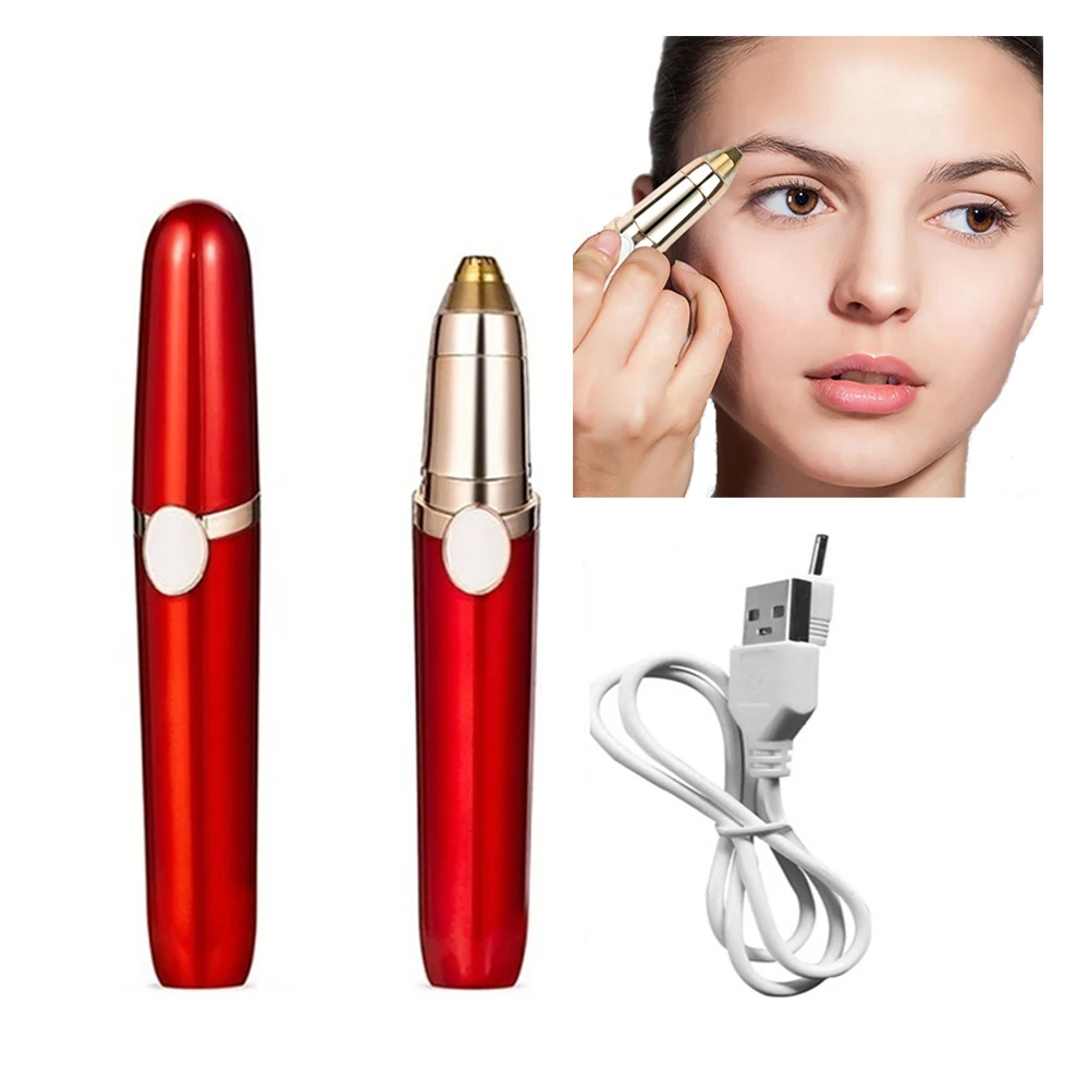 

USB Epilator beauty health Cosmetics Tools Facial cleansing makeup tools For eyebrows eyebrow trimmer