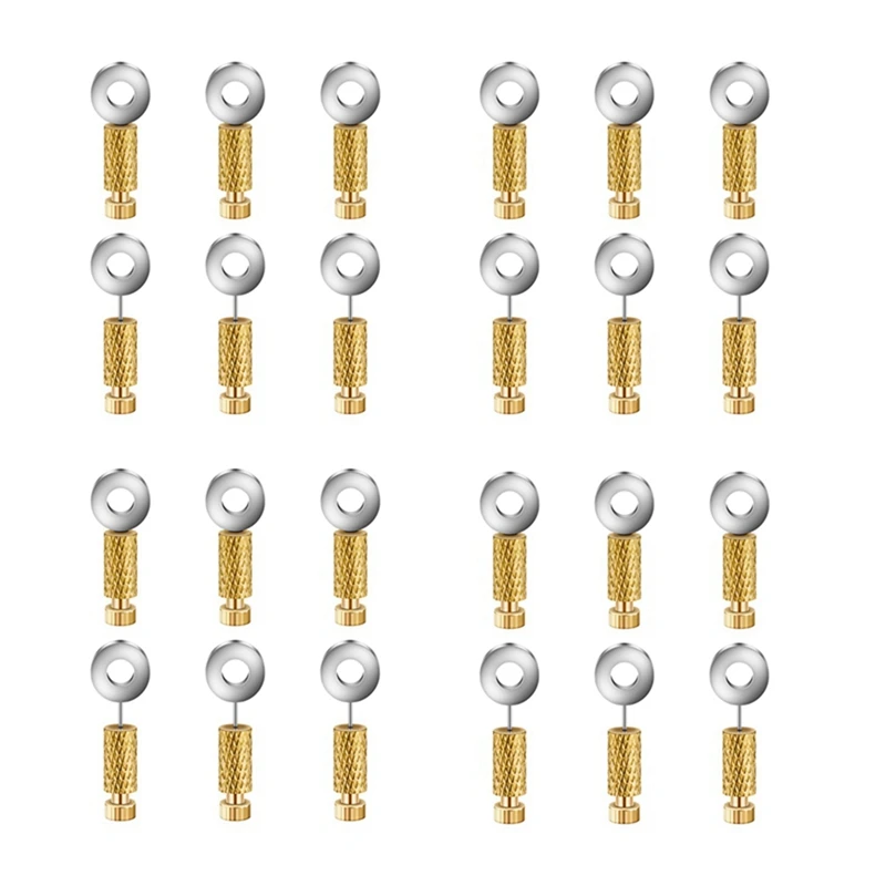 

24Pcs DIY Leather Hand Sewing Position Located Hand Tool Positioning Needles Stitching, Fixed Suture Leathercraft Tool