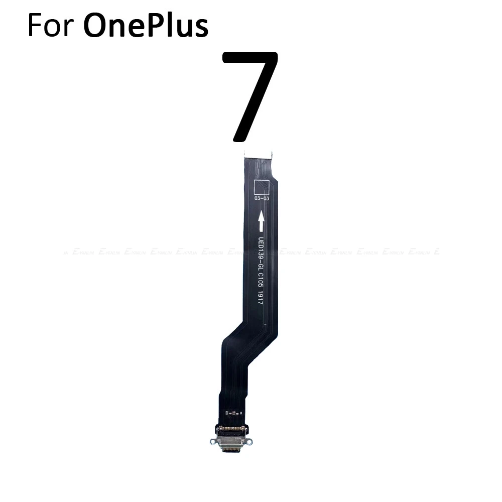 Для OnePlus 3 3t 5T 6 6T 7 7T 8T 9 9R 8 Pro Type C USB зарядный порт док-станция гибкий кабель запасные части в сборе