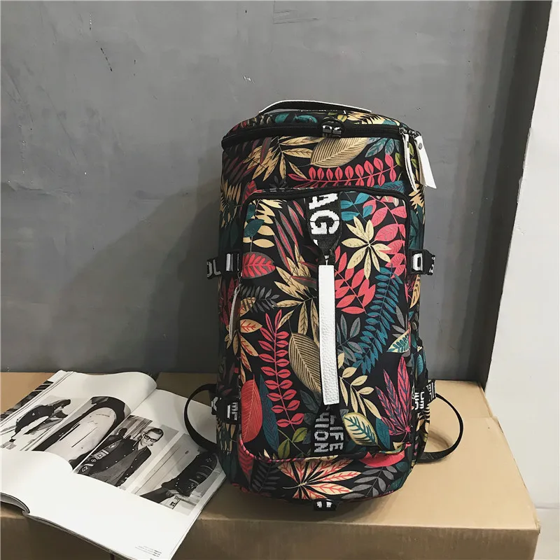 

Large-capacity Backpack Multi-function Fitness Shoulder Bag Dry and Wet Separation Yoga Bag Canvas Bag