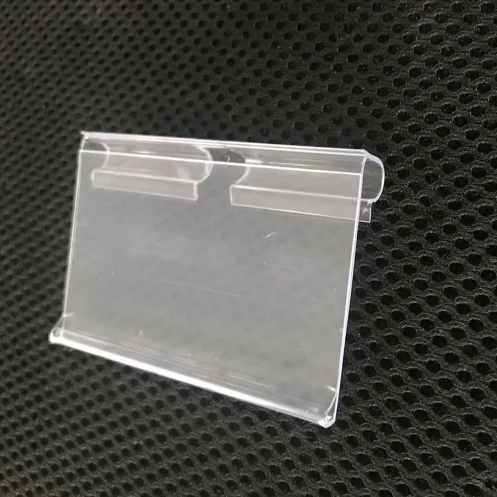 60 шт. подставка для витрины товарных знаков пластиковая вешалка ярлыков крючок