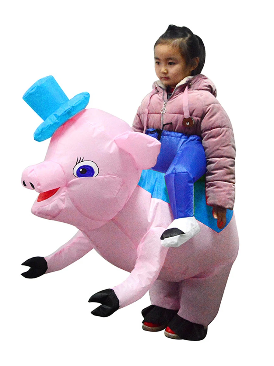 

Надувной костюм свиньи JYZCOS, костюм для ролевых игр с мультяшными животными, Детский костюм на Хэллоуин, карнавал, вечеринку, маскарадный кос...