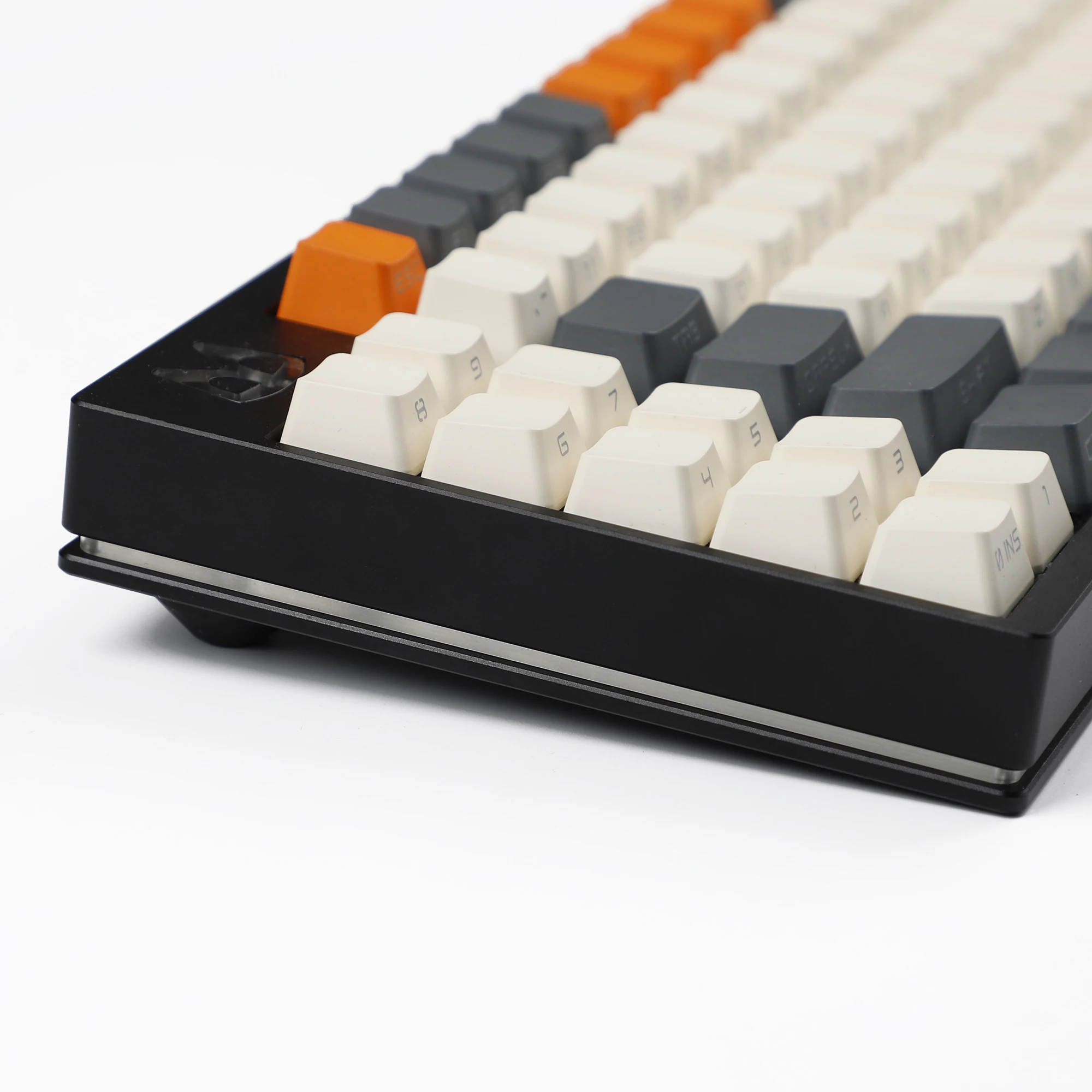 Фото Сплит 75% FL84 Forever Love 84 CNC алюминиевая фотопластина Hotswap RGB полностью программируемые стабилизаторы PCB DIY Kit с поддержкой флакона №4