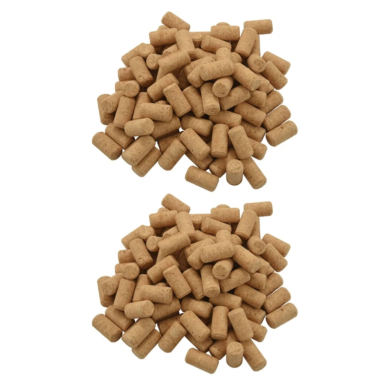 

200Pcs Straight Wood Corks Wine Stopper Wood Bottle Stopper Cone Type Wine Bottle Corks Plug Sealing Cap Bottle Corks