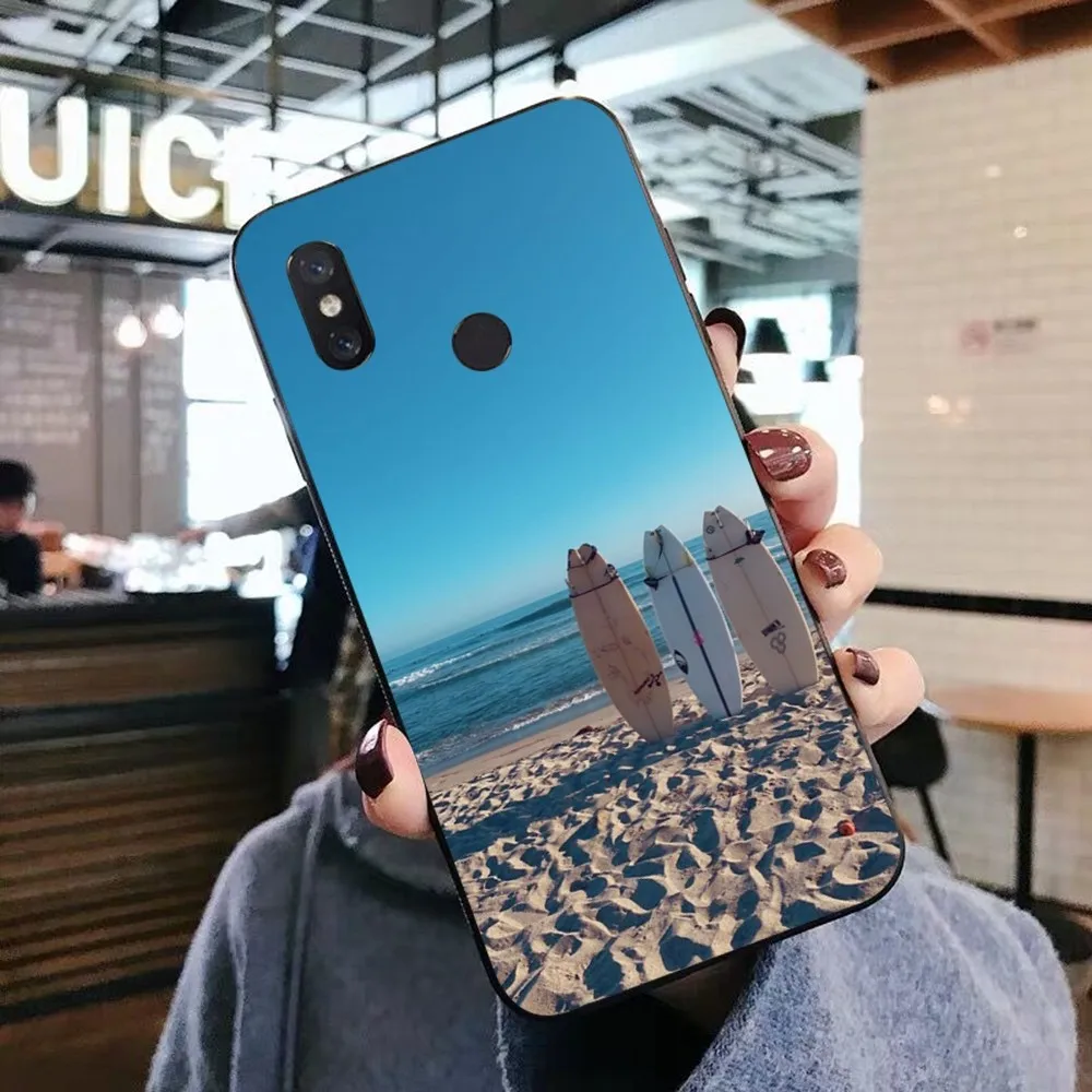 Летний Пляжный чехол для телефона Xiaomi Mi 5X 8 9 10 11 12 lite pro 10T PocoX3pro PocoM3 Note