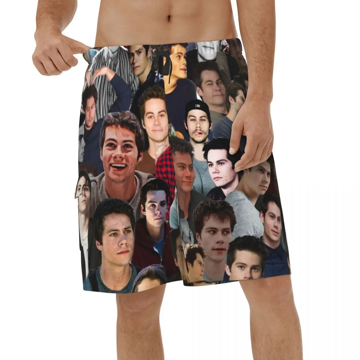 

New Shorts Dylan O'Brien Stiles 3D Men's Briefs Teen Wolf Men Swimming Shorts