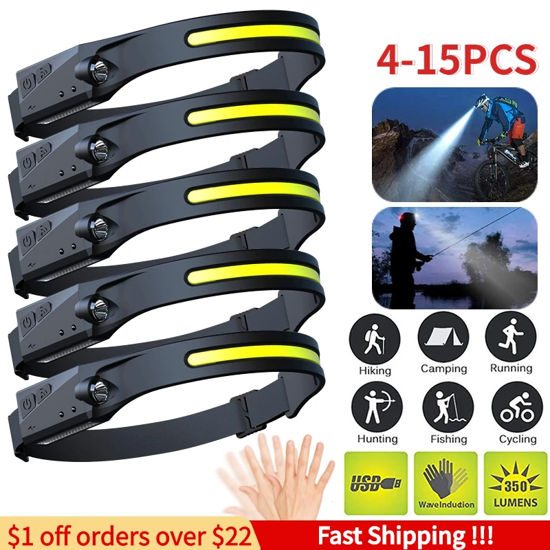 

Головной фонарь с датчиком освещенности и встроенным аккумулятором