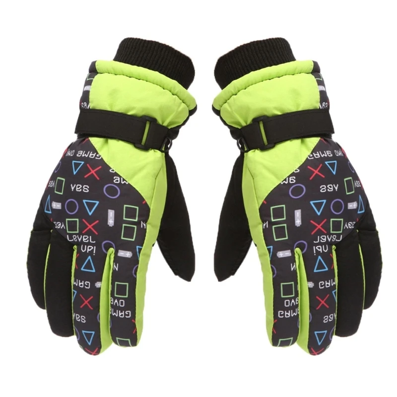 

Windproof Mittens Child Gloves Waterproof Skiing Mittens Toddlers Thicken Gloves