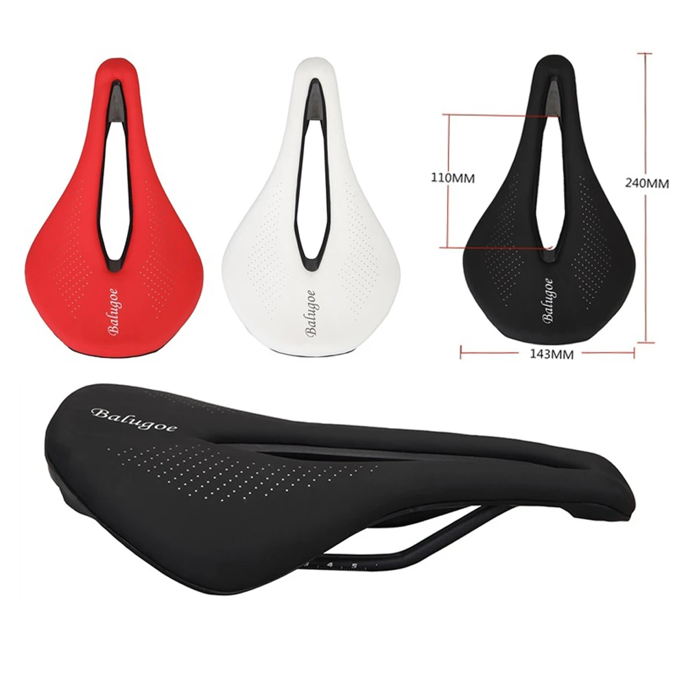 

EC90 Bicycle Seat Saddle MTB Road Bike Saddles Mountain Bike Racing Saddle PU Ultralight Breathable Soft Seat Cushion Parts
