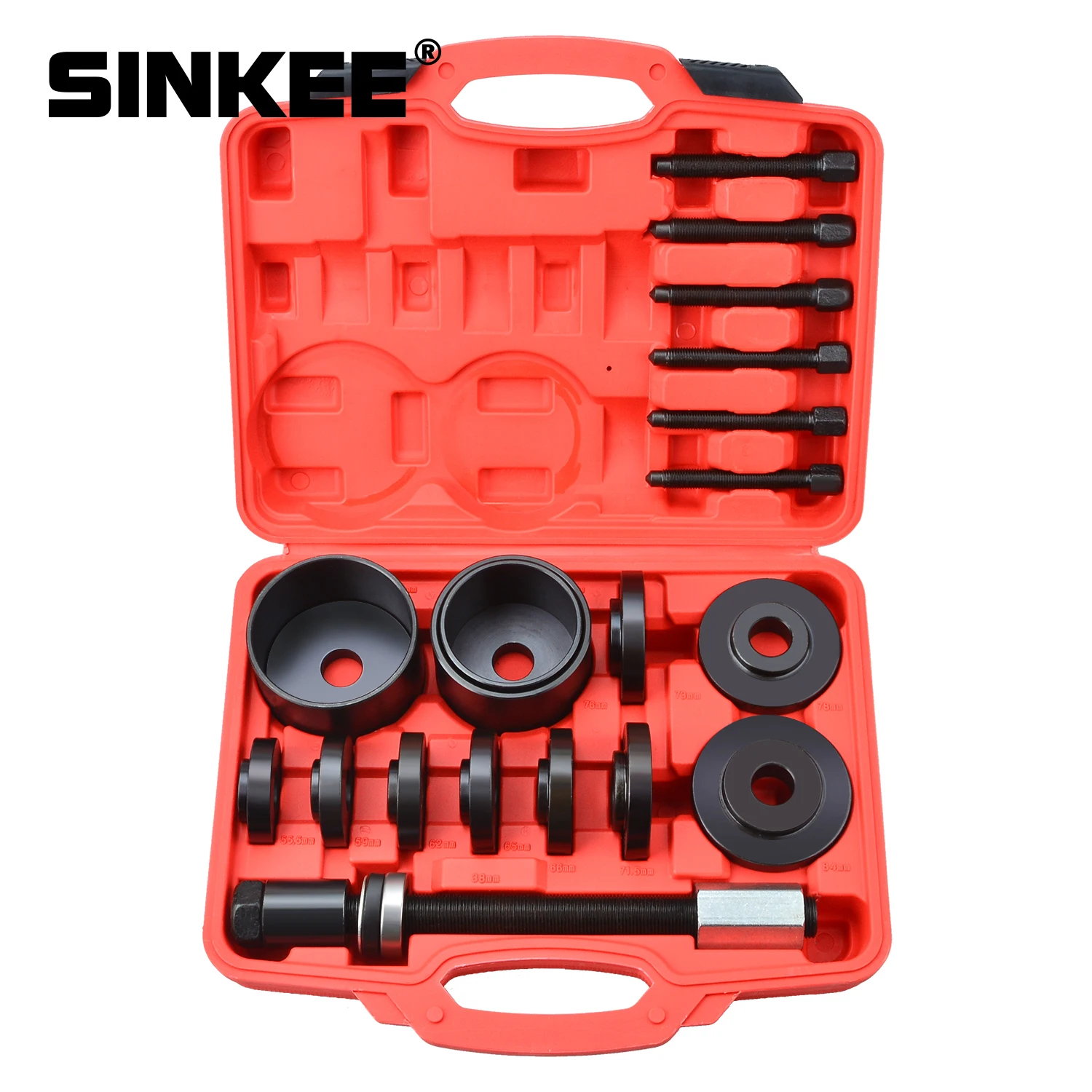 

19 PC Master Front Wheel Hub Drive Bearing Removal Install Service Tool Kit