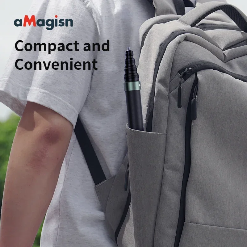 3 м палка для селфи из углеродного волокна Insta360 алюминиевого сплава aMagisn GoPro DJI