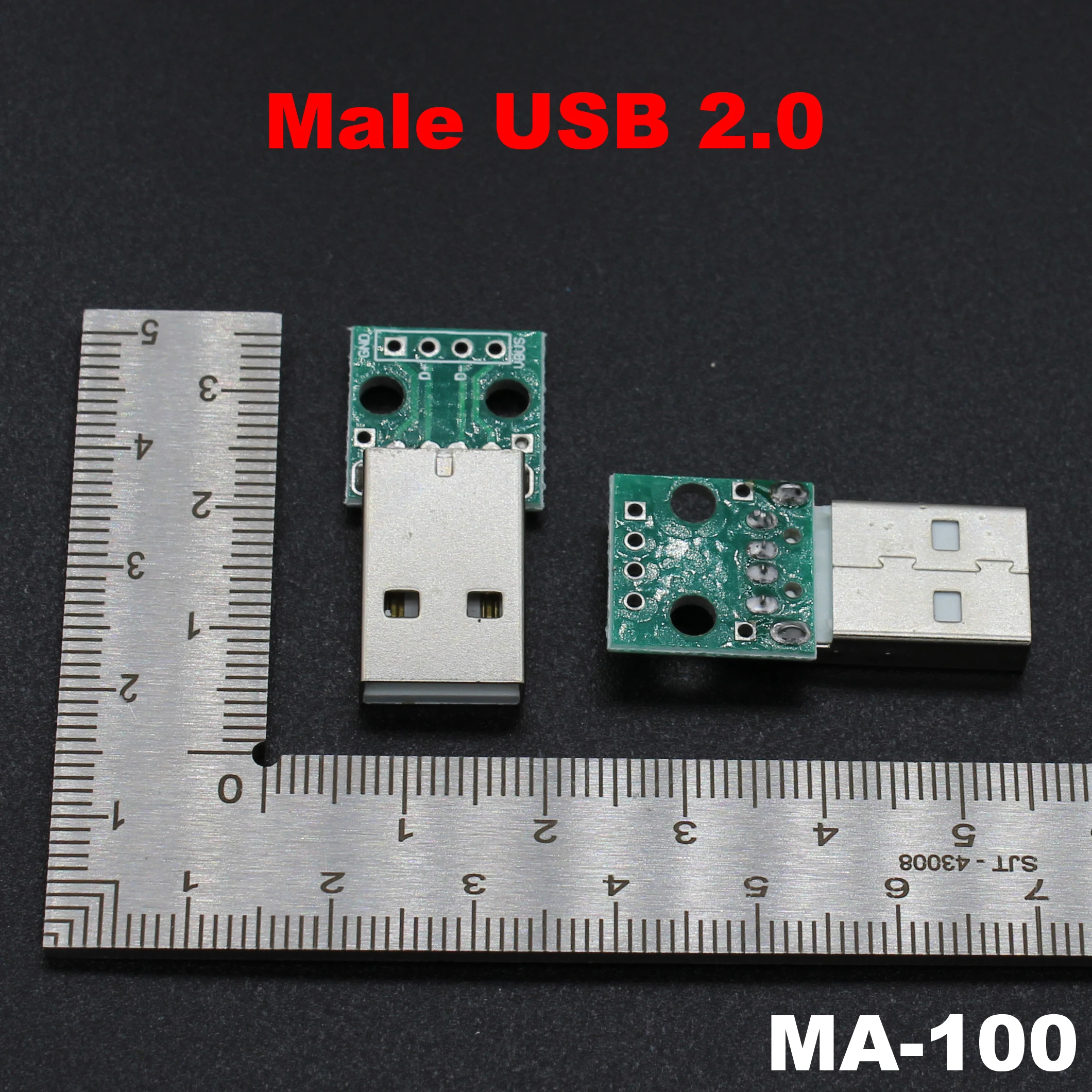 

2pcs 5pcs 10pcs Male USB 2.0 A USB B Connector Interface to 2.54mm DIP PCB Converter Adapter Breakout Board Test DIY board parts