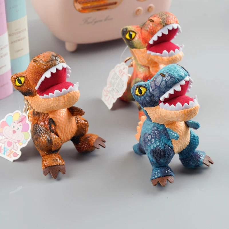 

Simulation Dinosaur Plush Toy Plush Keyring Backpack Pendant Plush Dinosaur Doll Anime Dinosaur Crocodile Doll Toy Decoration