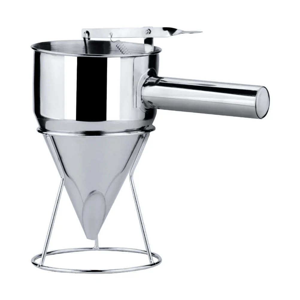 

Stainless Steel Funnel Octopus Balls Funnel Tool Dispenser Pancake Maker Cooking Tools Silver