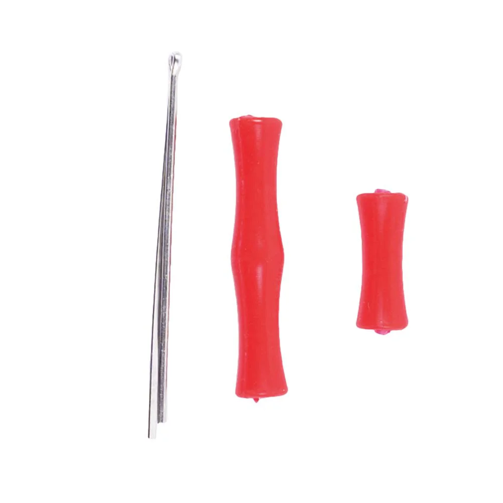 

5 Sets Archery Finger Saver Silicone Bowstring Finger Saver Finger Protector for Shooting (Red)