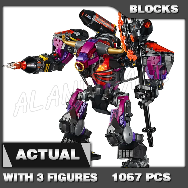 

1067pcs Monkey Villain Demon Bull King Mech Flame Thrower Princess Iron Fan 11543 Building Blocks Sets Compatible With Model