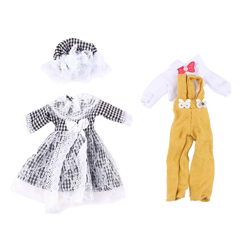

New Clothes Girl Body Dress Up Fashion Spring And Summer Clothes Dress Beautiful Doll Outfit Accessories For 1/6 30cm Doll