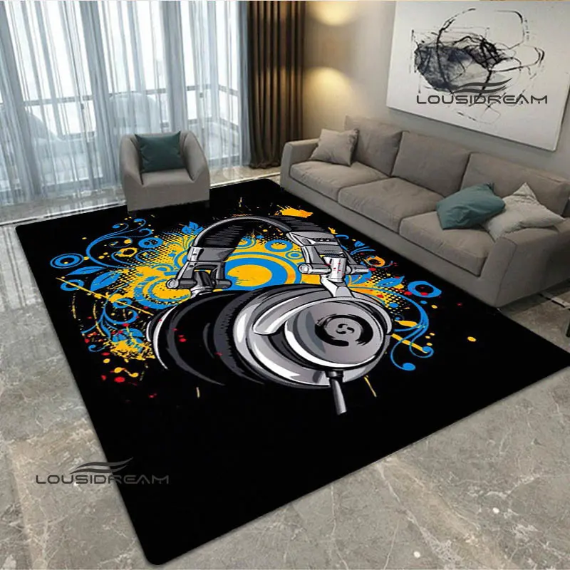

3D headset printed carpet non-slip carpet anime rug area rug kitchen mats for floor bedroom decor Yoga mat birthday gift