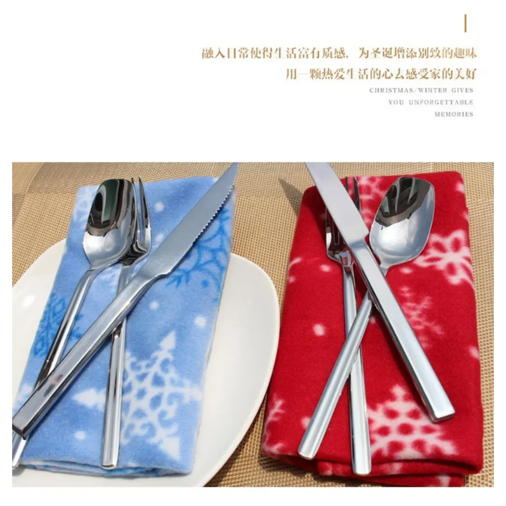 Новые рождественские салфетки бархатные и нескользящие коврики товары для