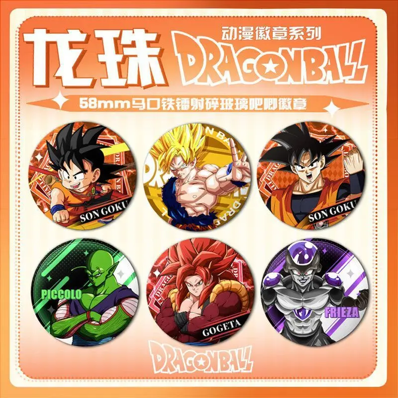 Значок Dragon Ball Son Goku для мужчин и женщин аниме Подвеска периферийного рюкзака