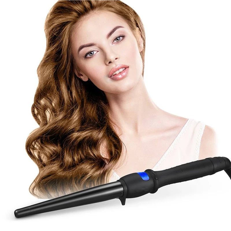 Curling Iron Liquid Crystal Single Rod Conical Rod Electric Wave Perm Rod Does Not Damage Power Generation Hair Curler