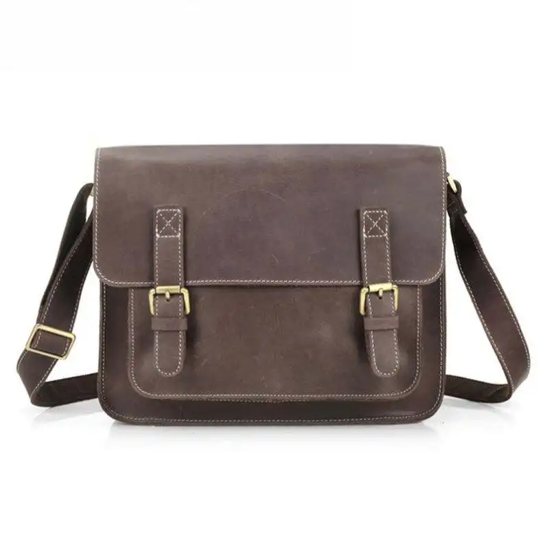 Top Quality Genuine Leather Design Handbag For Men 100% Alps Cowhide Vintage Briefcase Men's Luxury Natural Leather Laptop Bag