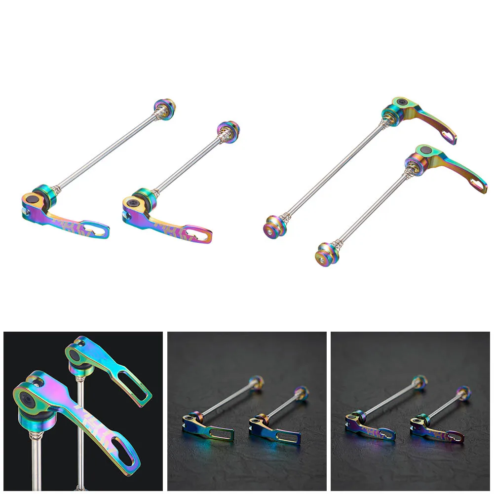

2*Bicycle Cycling Wheel Hub Quick Release Lever Skewers Set 100/135mm MTB Road Mountain Bike Wheel Hub Bearings Parts