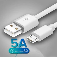 original 5a micro usb cable fast charging for redmi 7 note 5 mobile phone microusb usb cable for samsung s21 s9 micro usb cable