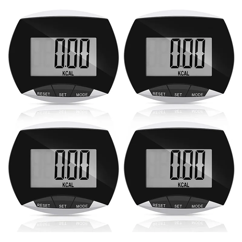 

4 шт., шагомер с ЖК-дисплеем