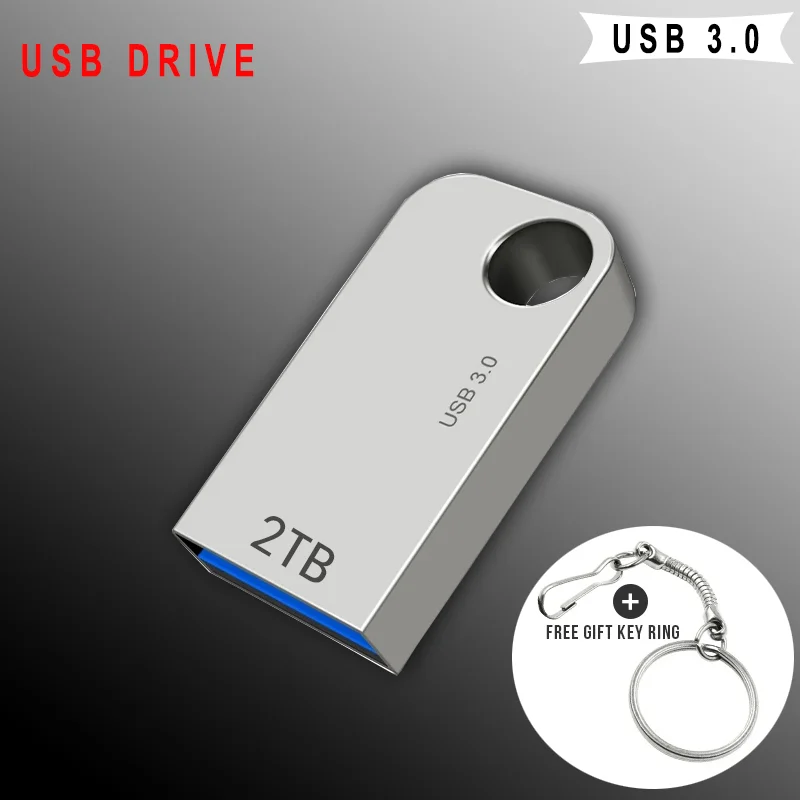 

External Storage High Speed Flash Drives 2TB U Disk Metal Flash Drive Mental U Disk Pen Drive Flash Memory Stick Gadgets USB