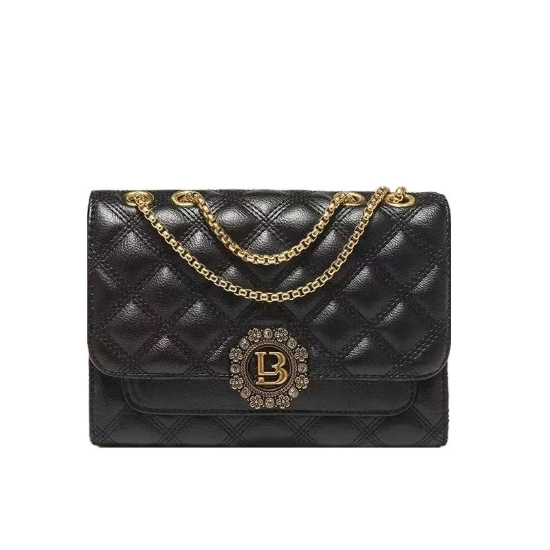 

Luxury Brand Crossbody Bags For Women PU Leather Chain Designer Handbag Femme New Quality Shoulder Tote Bag Fashion Diamond Sac