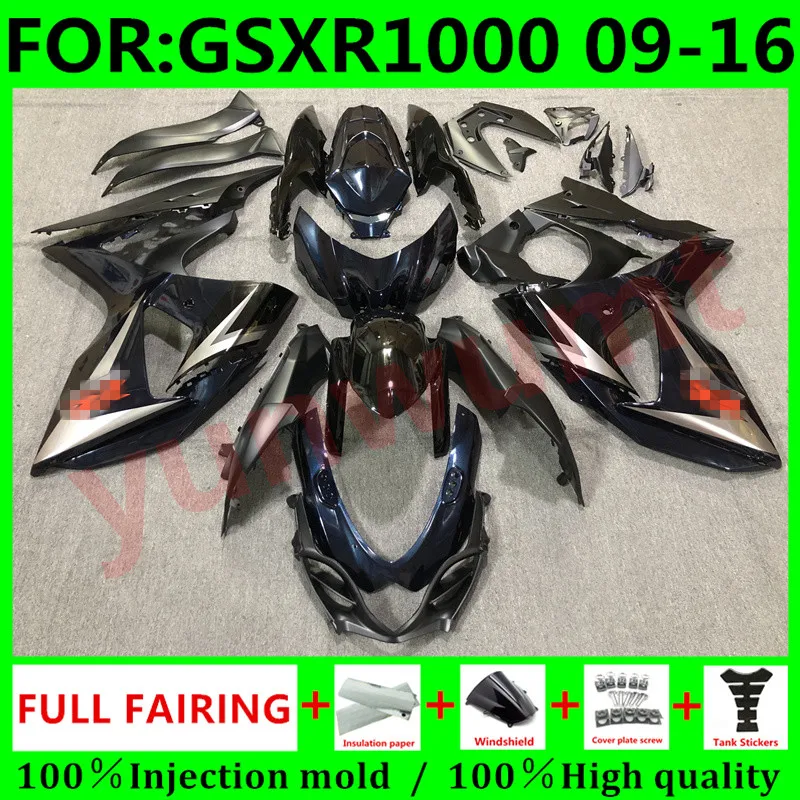 

Новый комплект обтекателей для мотоциклов Suzuki GSXR1000 K9 2009 2016 GSXR-1000 09 10 11 12 13 14 15 16 обтекатель для кузова синий серебристый