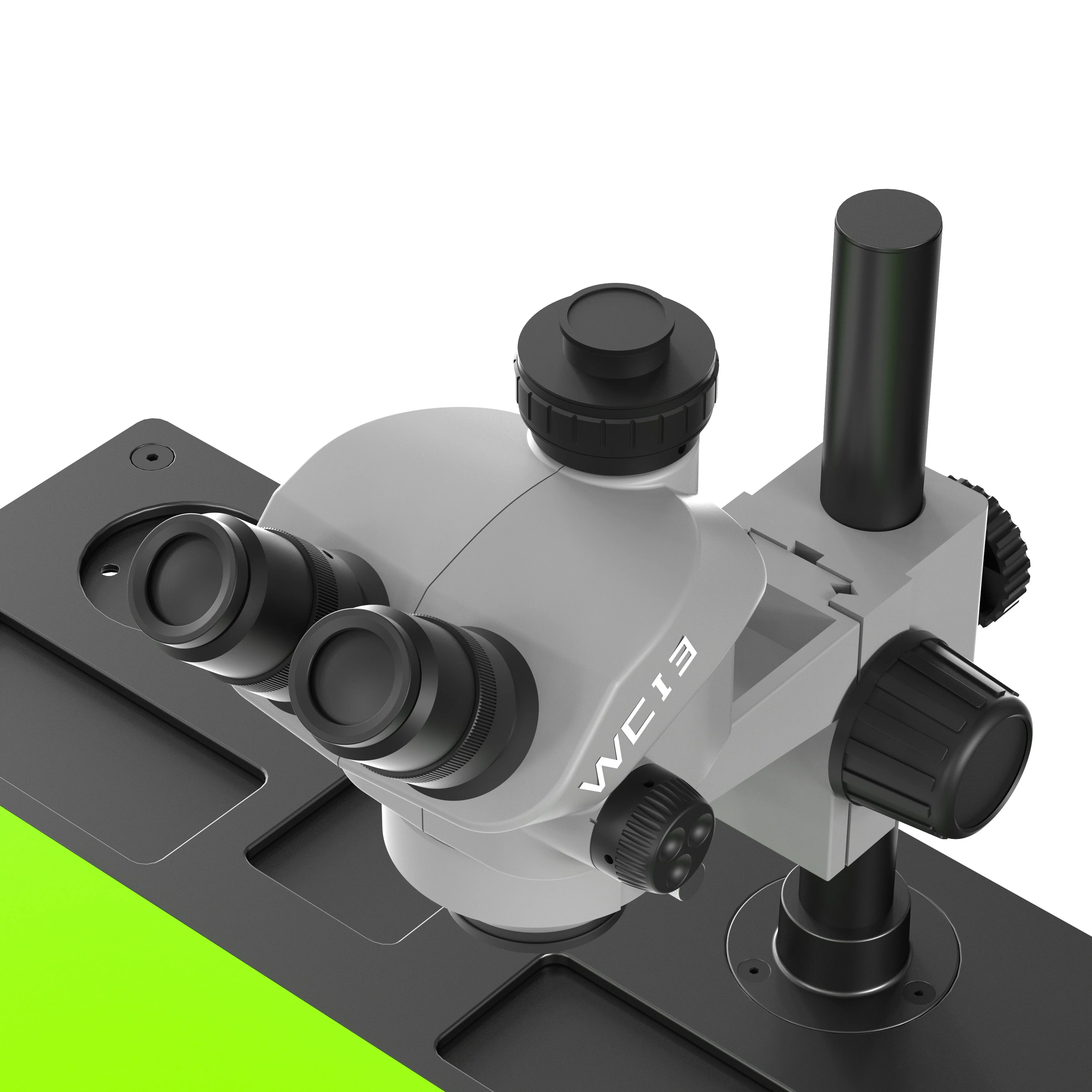 LUOWEI WCI3 7-50X триокулярная колонка с базовой рукояткой высокое разрешение