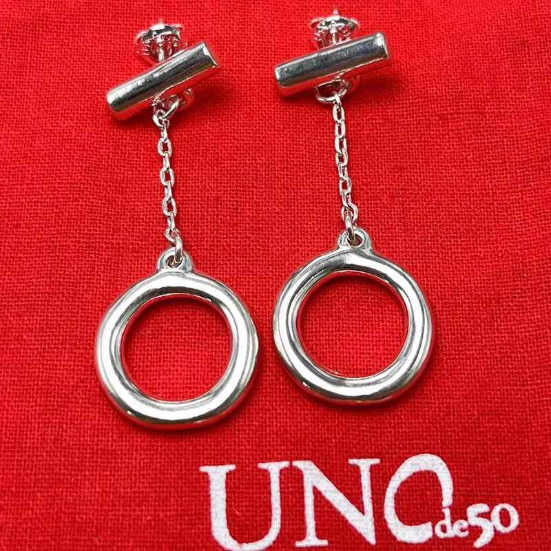 

2023 год, ювелирные изделия unode 50, продажа сережек из Испании, высокое качество, изысканные женские серьги, роскошные ювелирные изделия, подарочный пакет