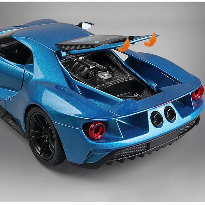 Модель автомобиля WELLY 1:24 2017 Ford GT модель игрушечного из металлического сплава