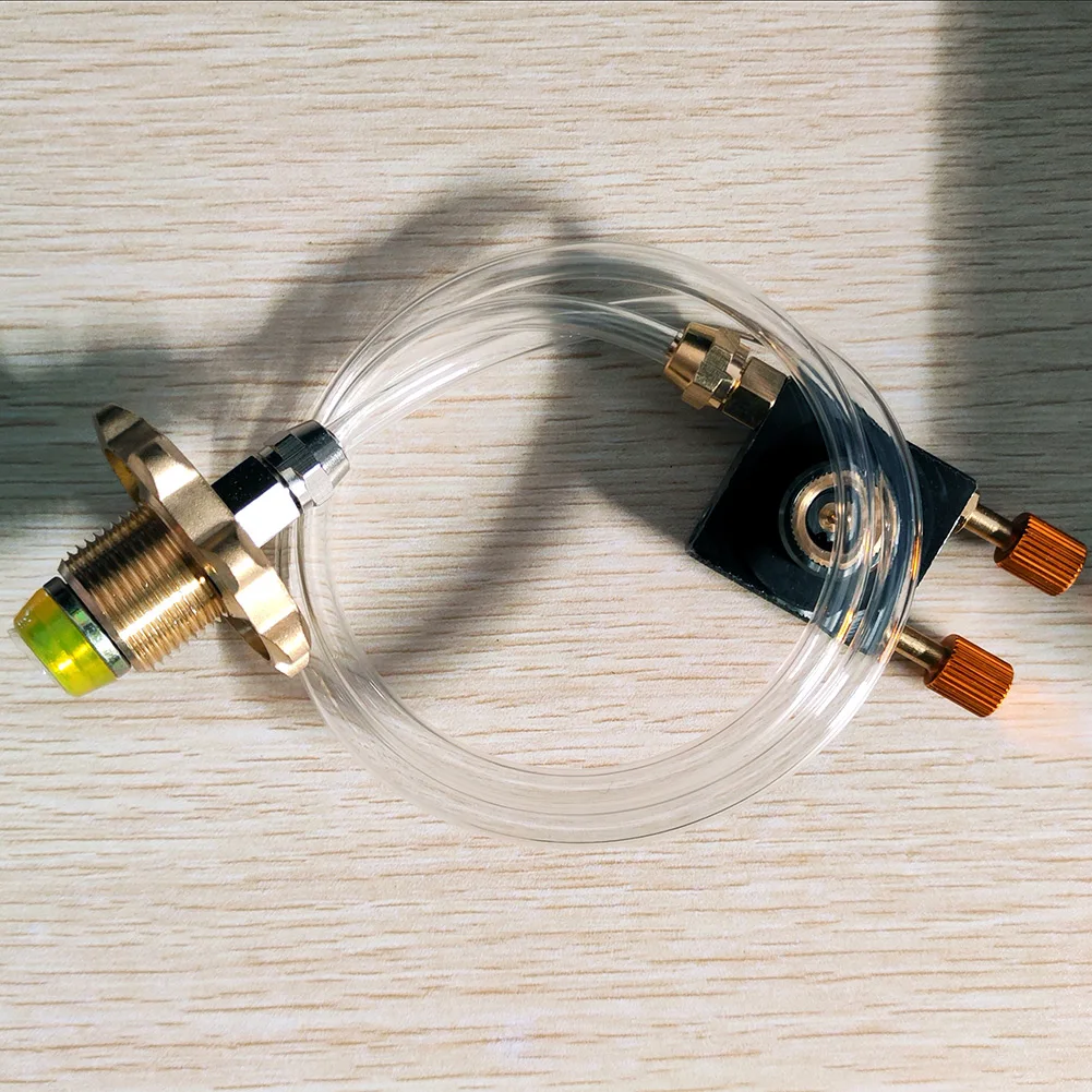 Адаптер для газовой плиты адаптер шланга медь кемпинга/ПУ легко носить с собой