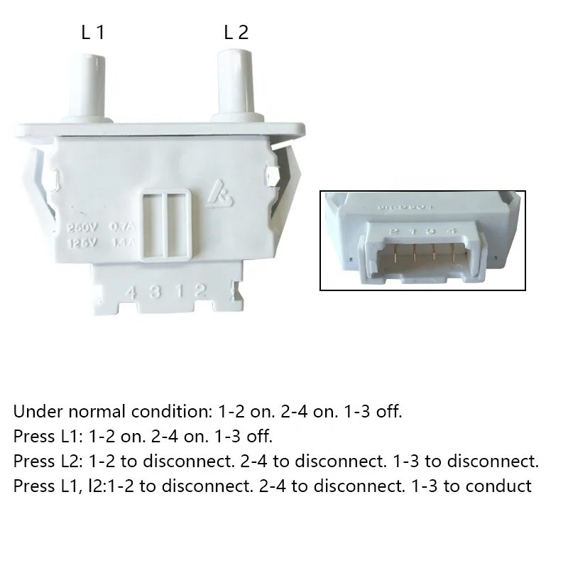 1 шт. выключатель света для холодильника Samsung